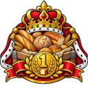 Highest grouped count for Bread. Tied first place splits King plus Queen bonuses rounded down.