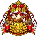 Highest grouped count for Chicken. Tied first place splits King plus Queen bonuses rounded down.