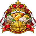 Highest grouped count for Cheese. Tied first place splits King plus Queen bonuses rounded down.